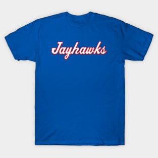 Jayhawks Retro Script T-Shirt